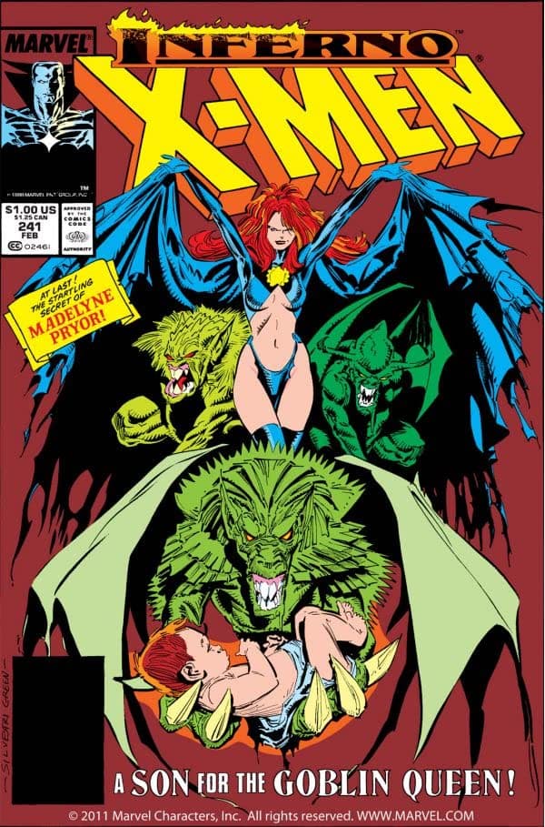 The Uncanny X-Men #241 cover