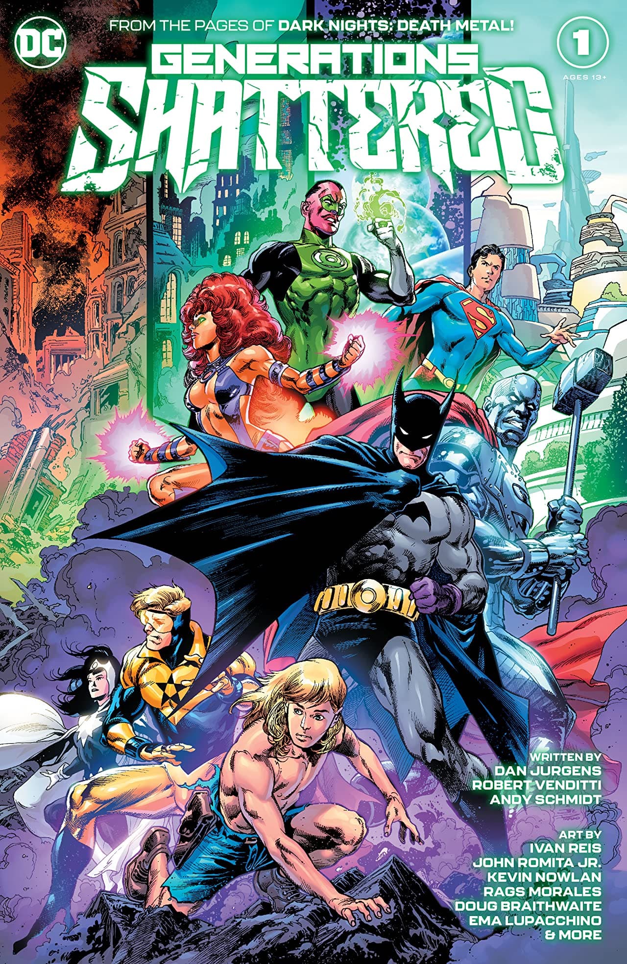 Generations Shattered cover — © DC Comics