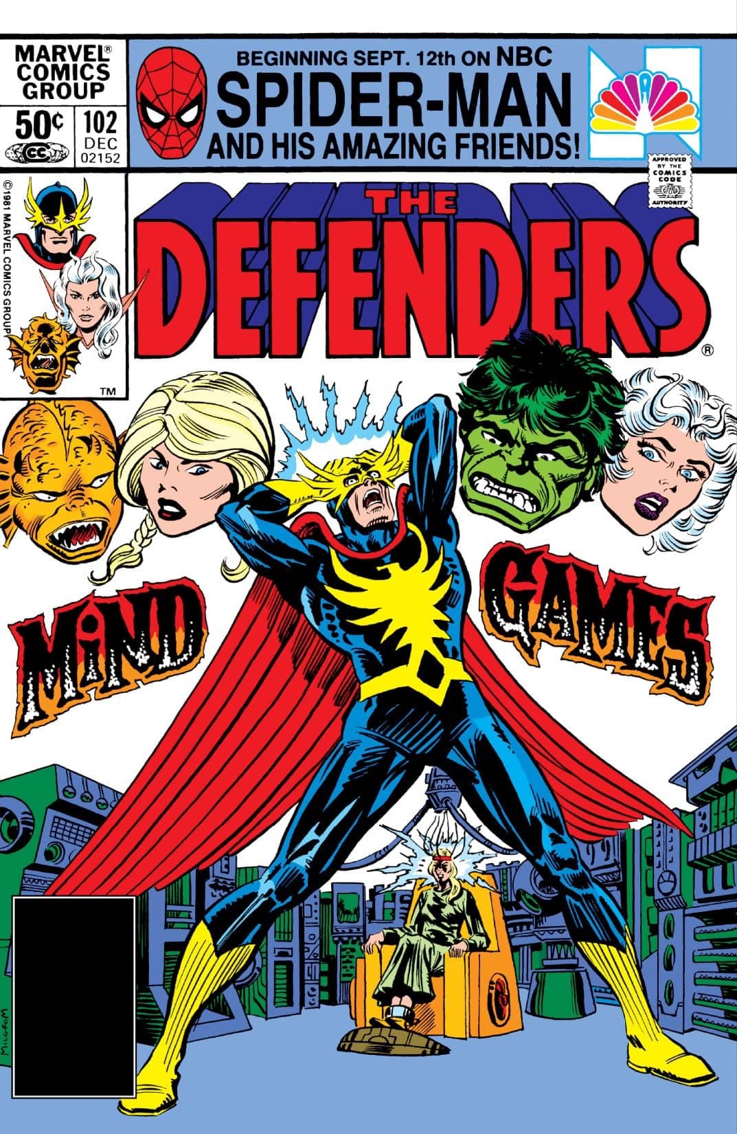 The Defenders #102 cover