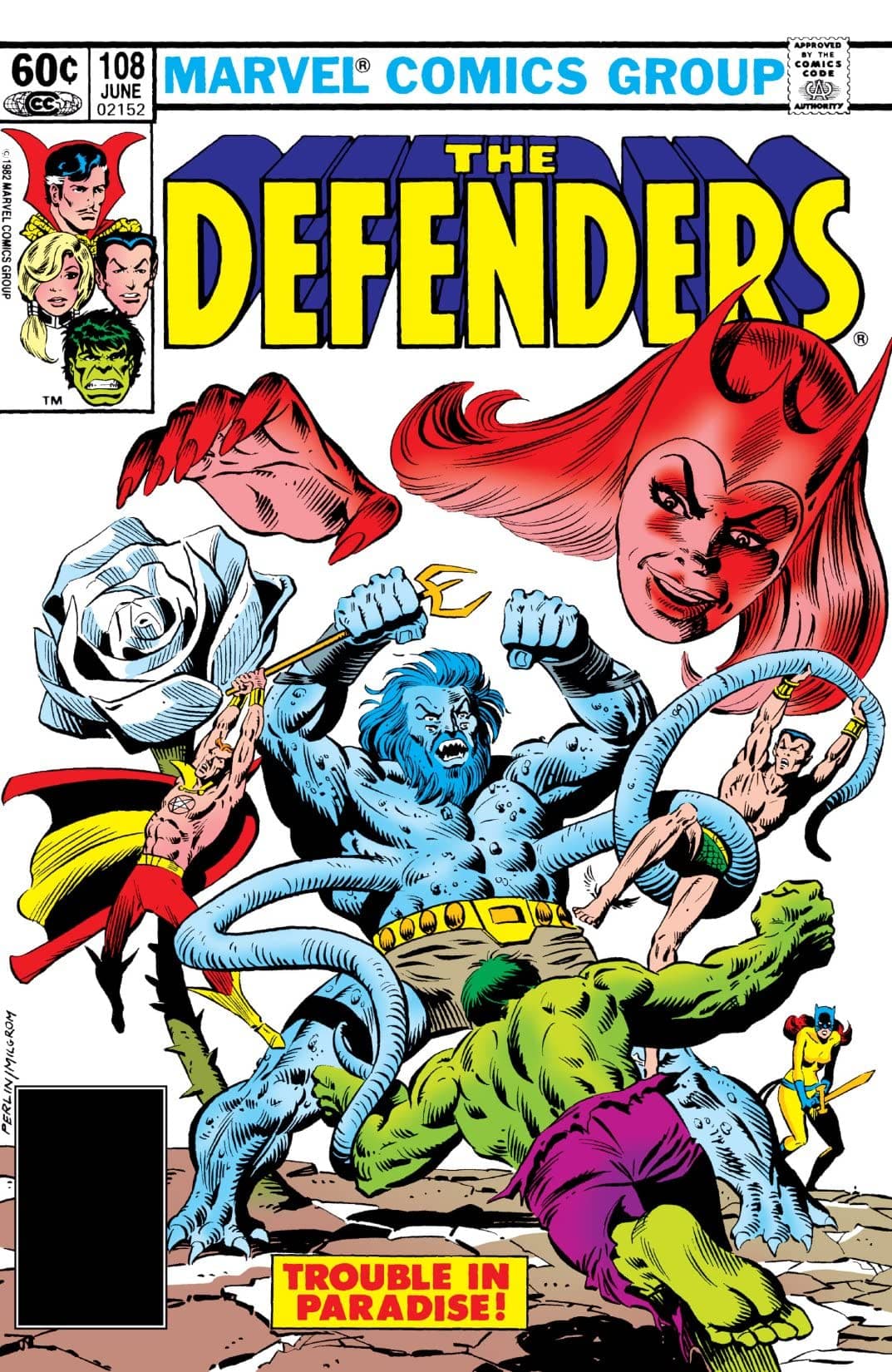 The Defenders #108 cover