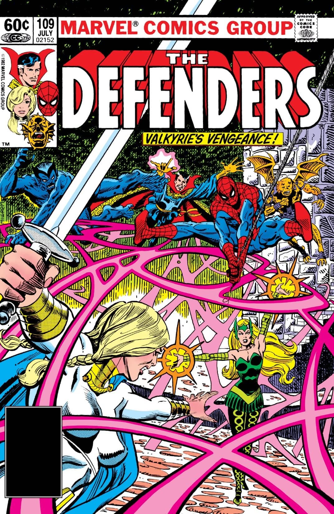 The Defenders #109 cover