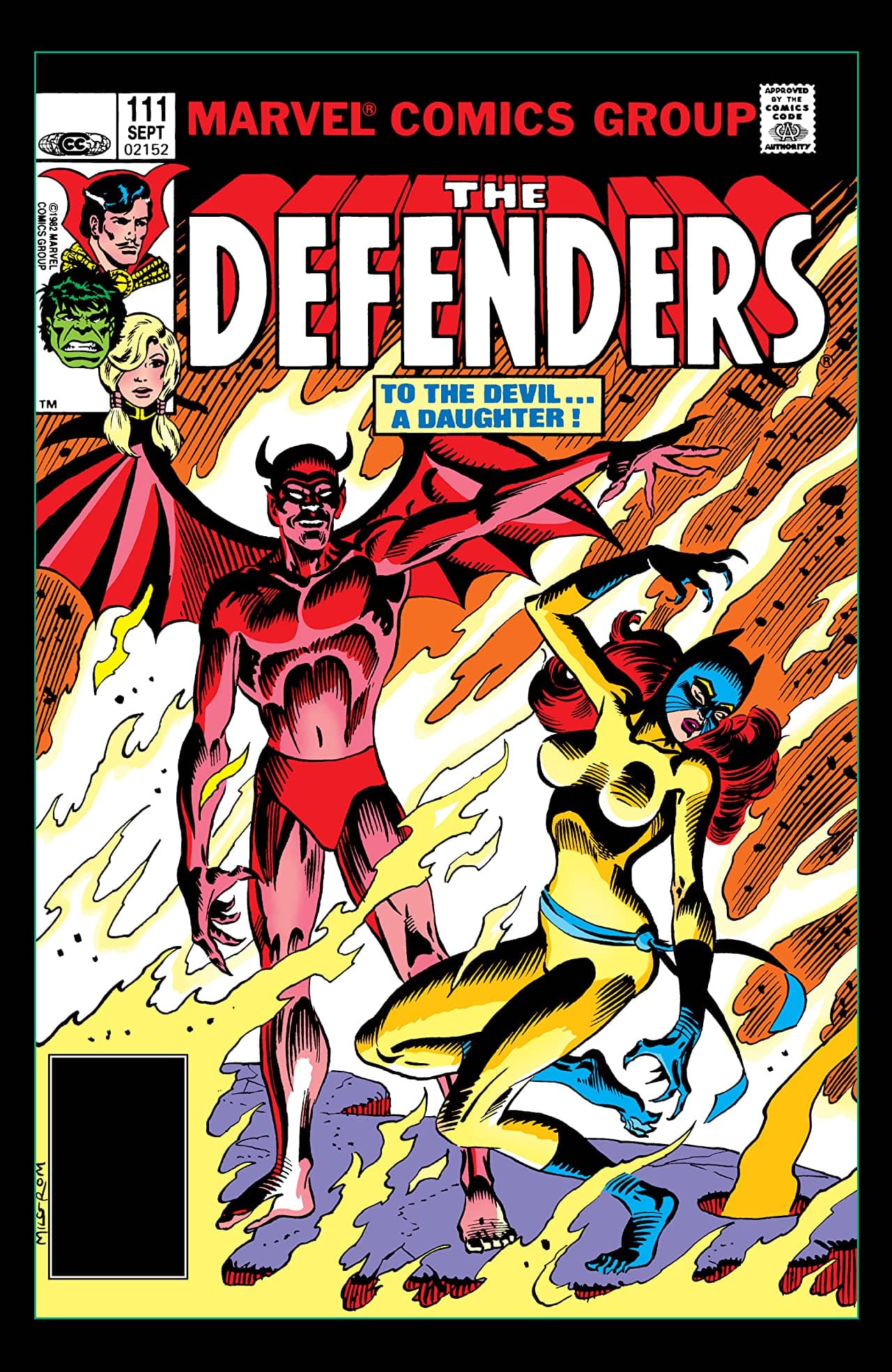 The Defenders #111 cover