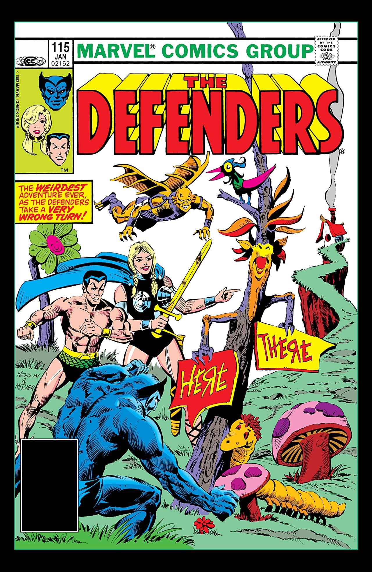 The Defenders #115 cover