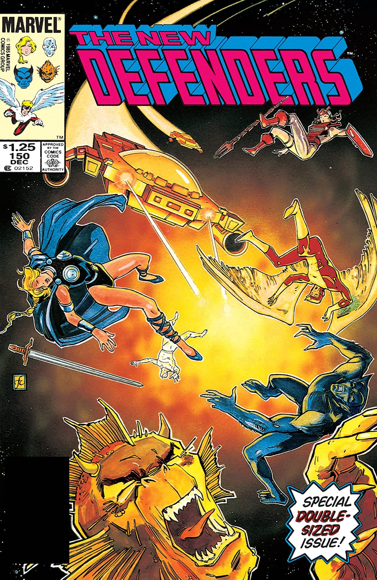 The Defenders #150 cover