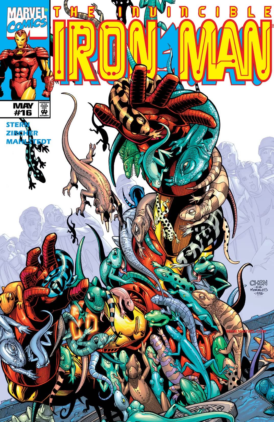 Iron Man #16 cover
