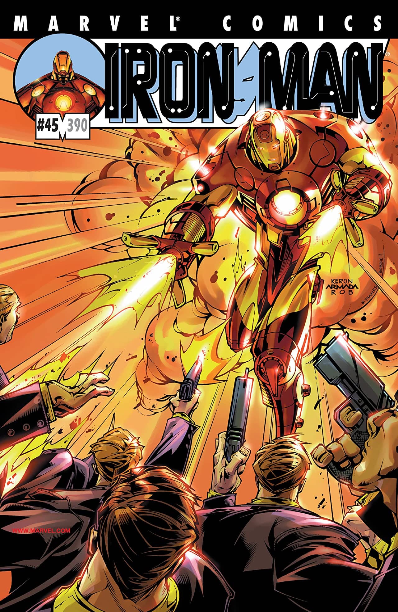 Iron Man #45 cover