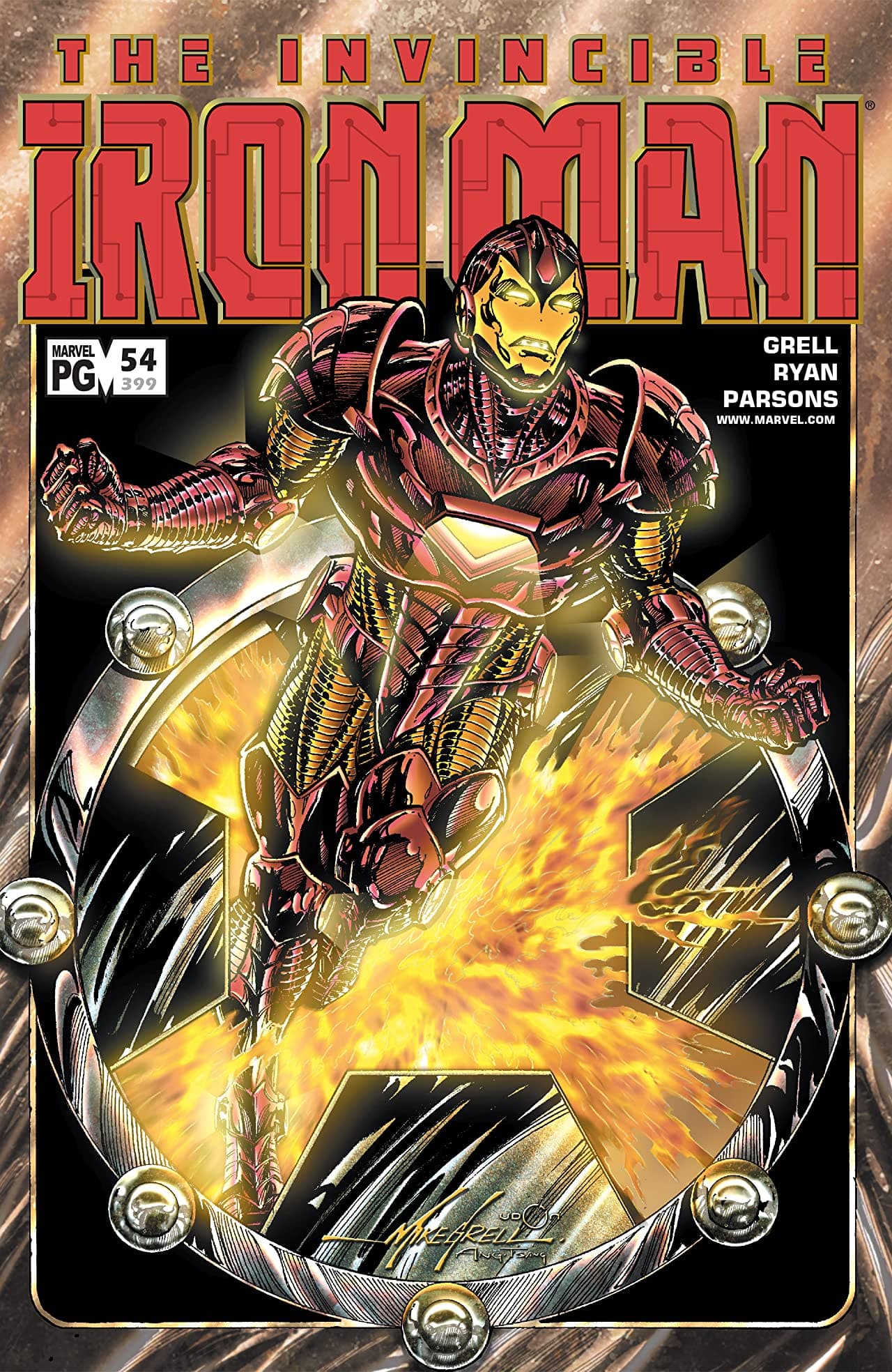 Iron Man #54 cover