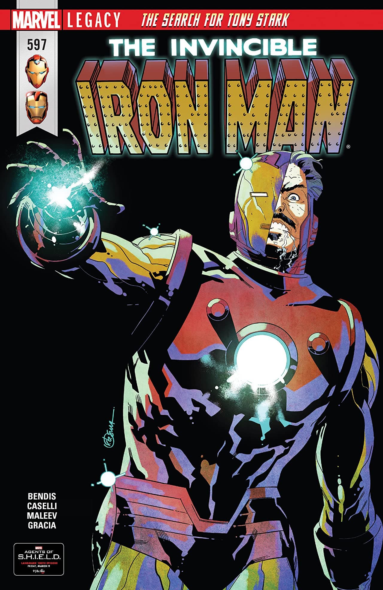 Invincible Iron Man #597 cover