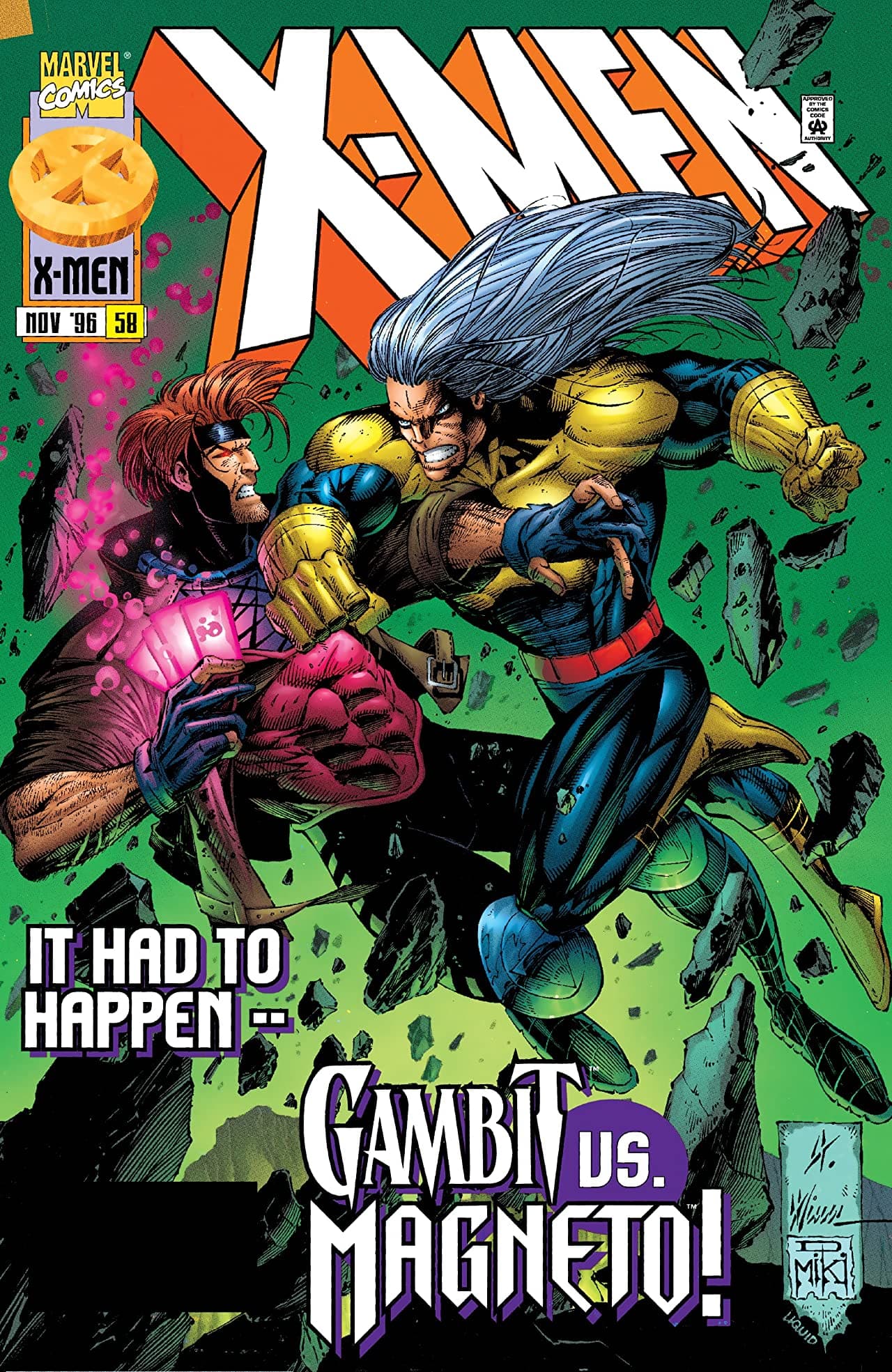 X-Men #58 cover