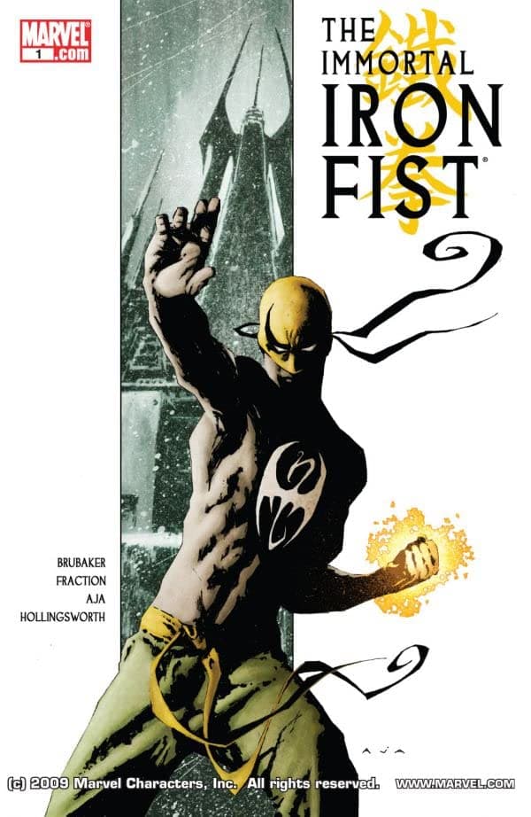 The Immortal Iron Fist #1 cover