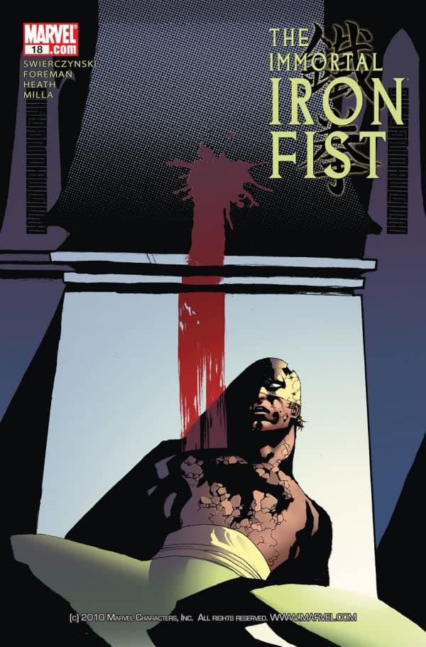 The Immortal Iron Fist #18 cover