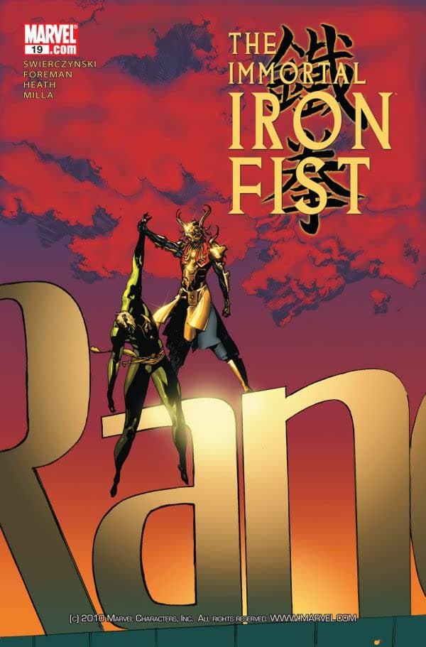 The Immortal Iron Fist #19 cover