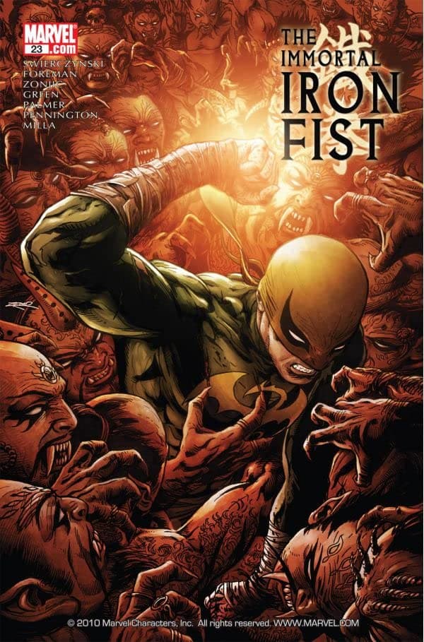 The Immortal Iron Fist #23 cover