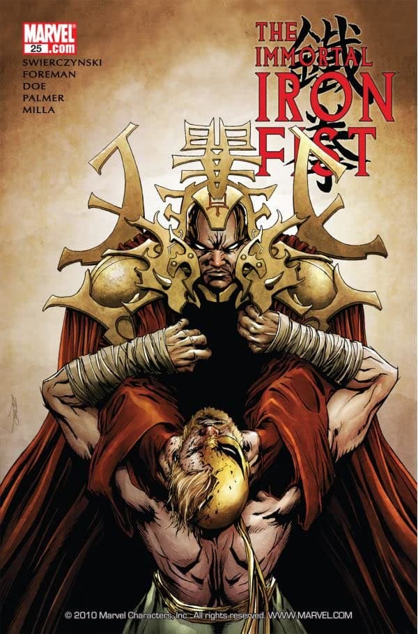 The Immortal Iron Fist #25 cover