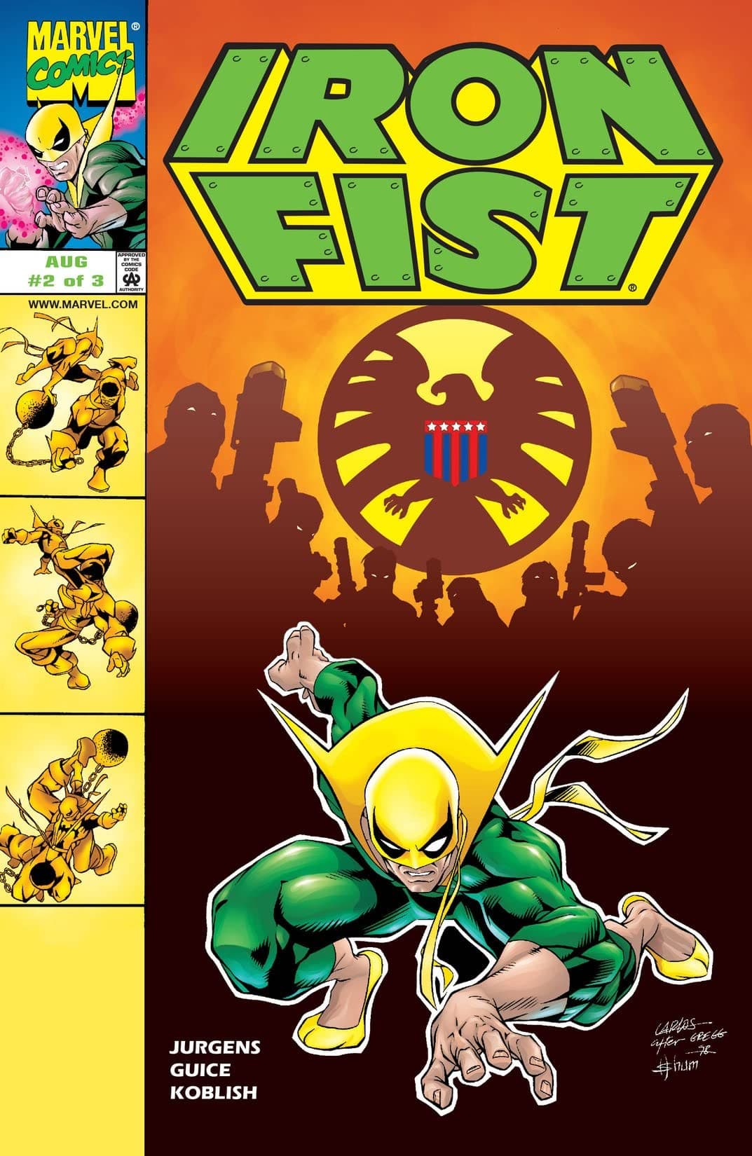 Iron Fist #2 cover