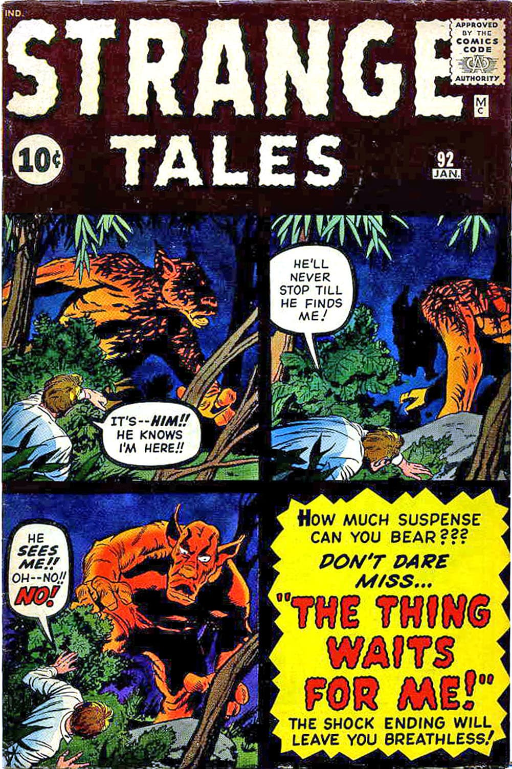 Strange Tales #92