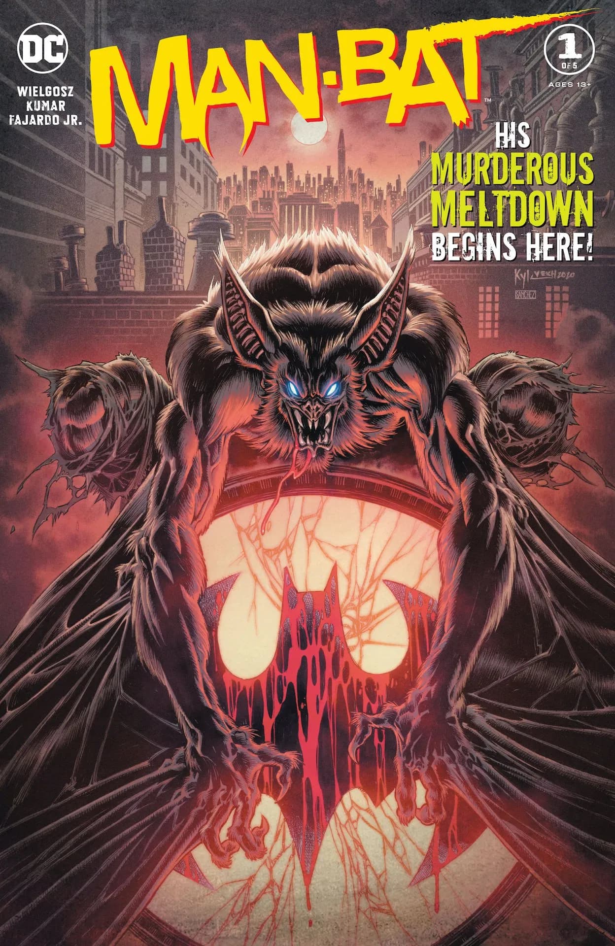 Man-Bat #1 cover
