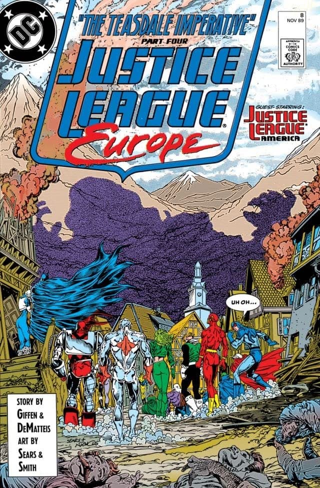 Justice League Europe #8 cover