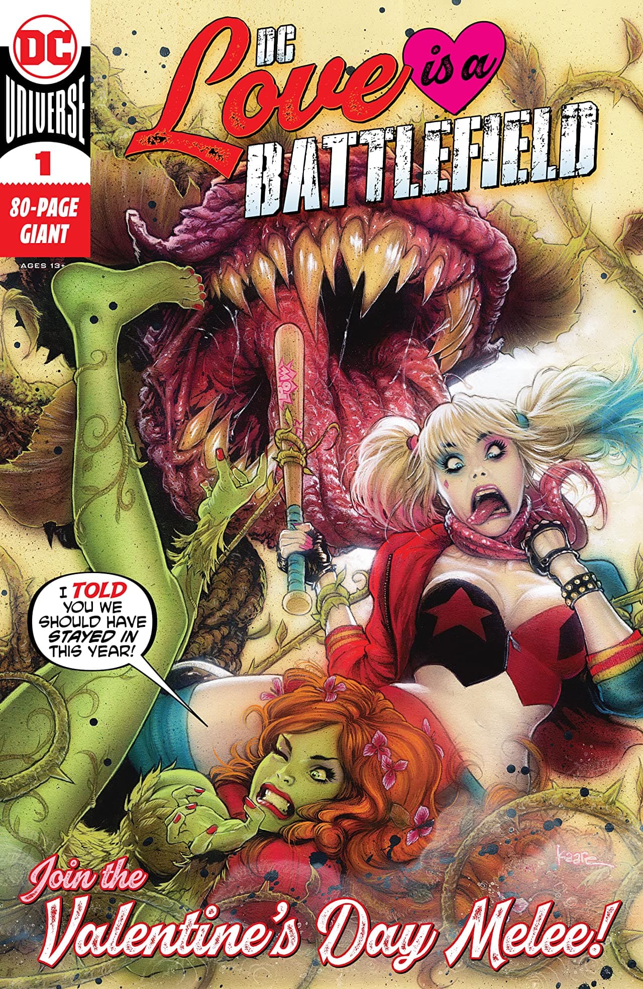 DC Love Is a Battlefield cover — © DC Comics
