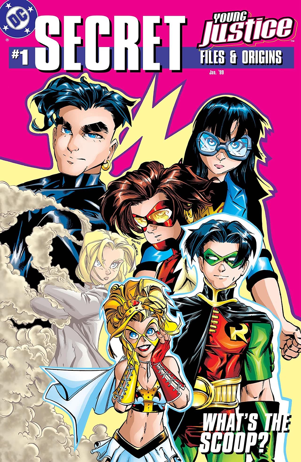 Young Justice Secret Files #1 cover