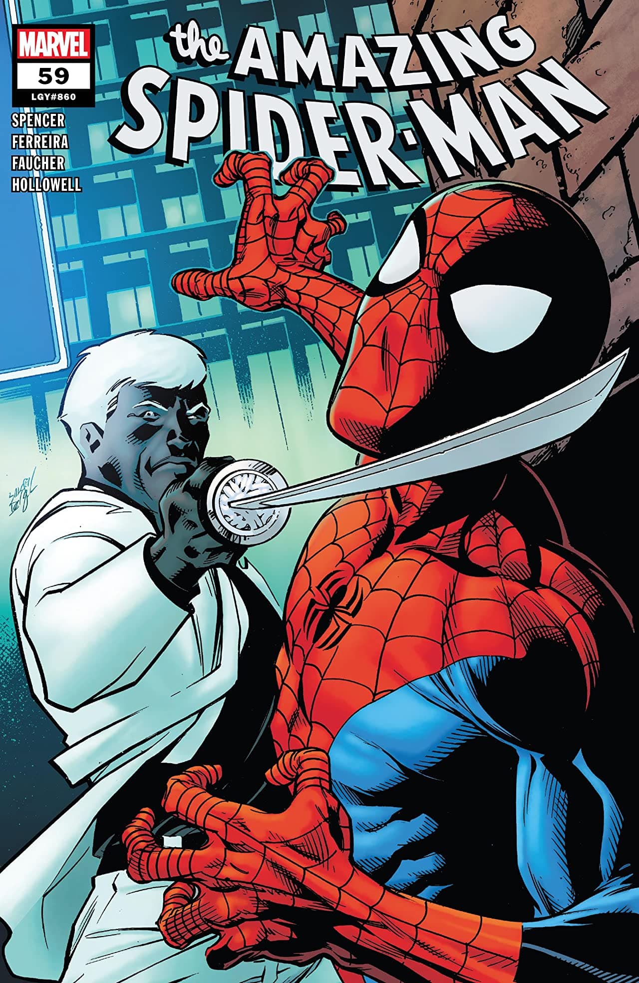 The Amazing Spider-Man #59 cover