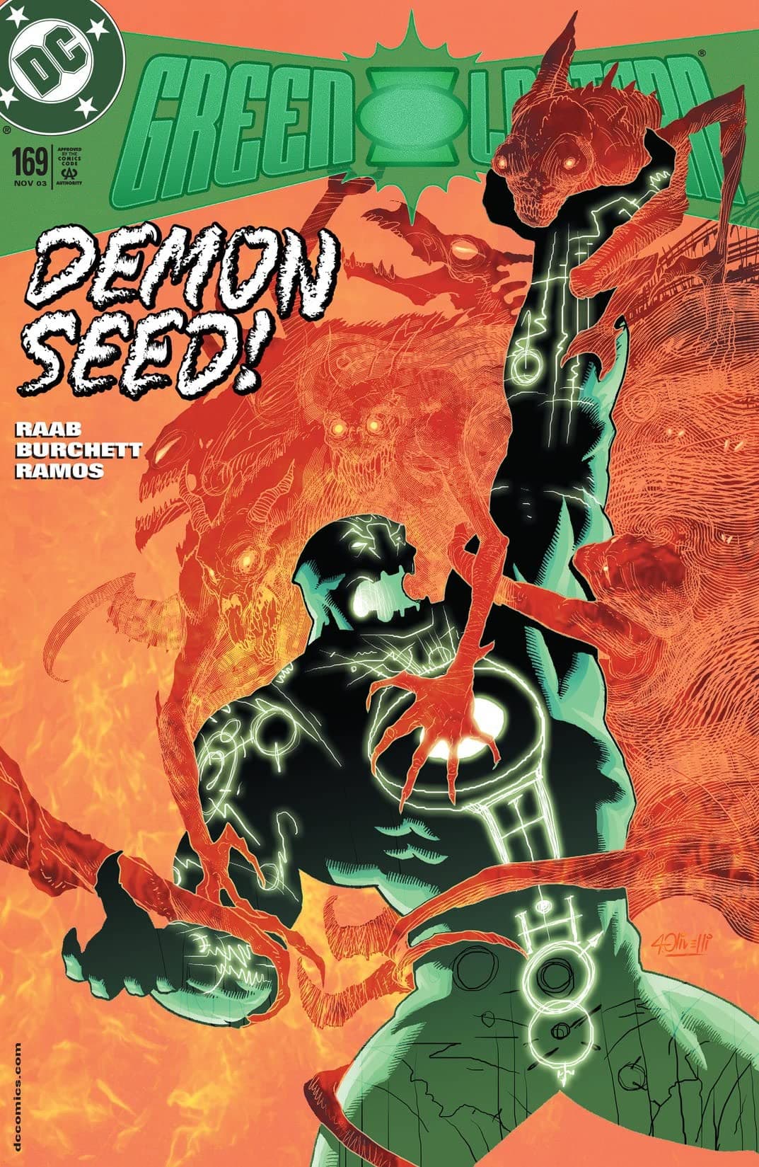 Green Lantern #169 cover