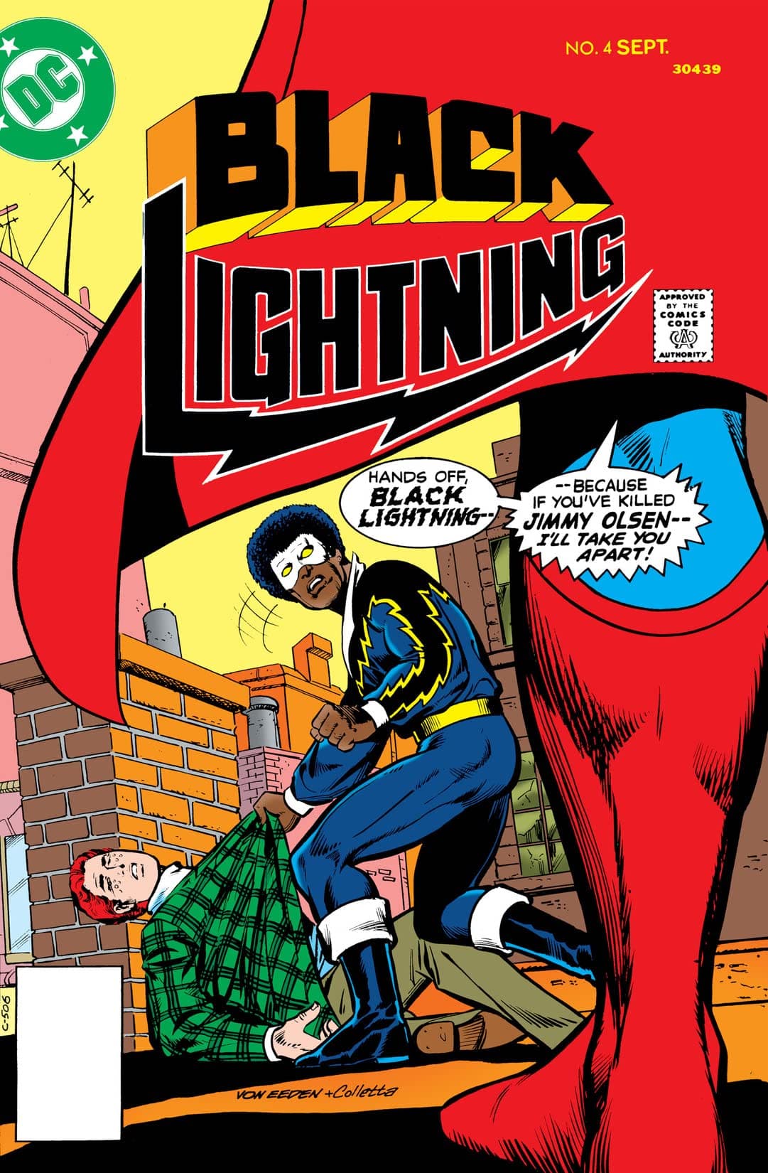 Black Lightning #4 cover