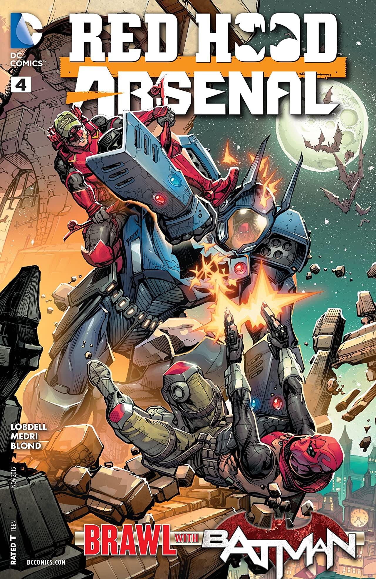 Red Hood/Arsenal #4 cover