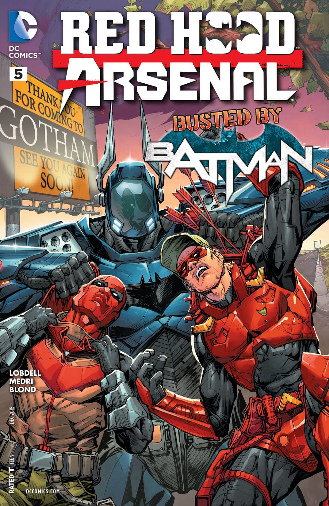Red Hood/Arsenal #5 cover