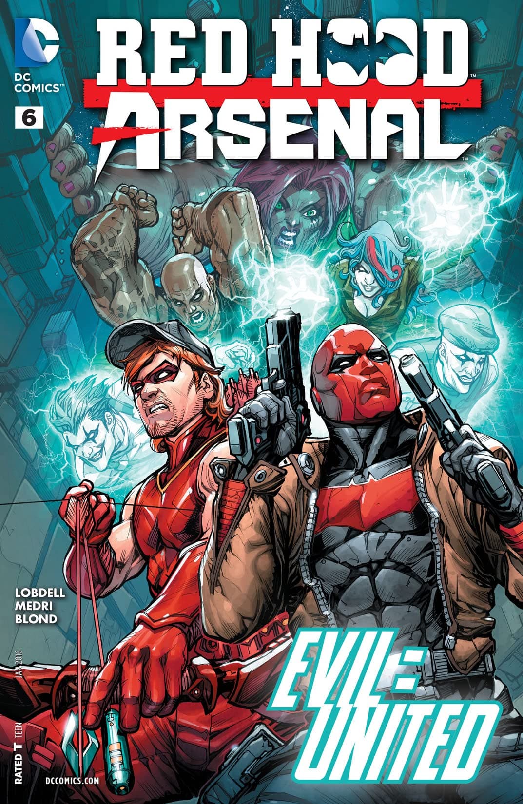 Red Hood/Arsenal #6 cover