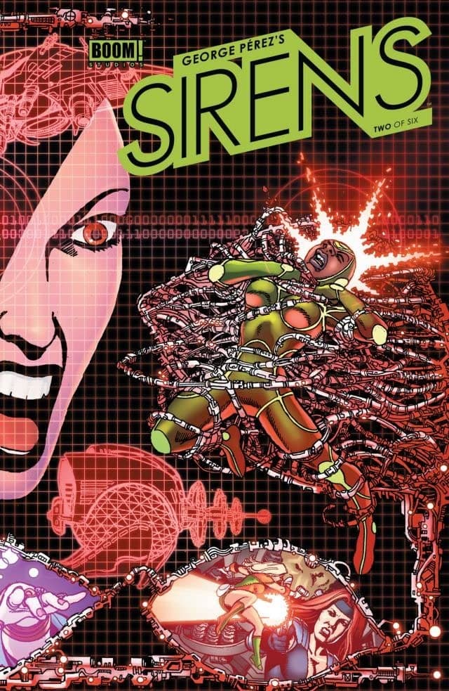 George Pérez's Sirens #2 cover