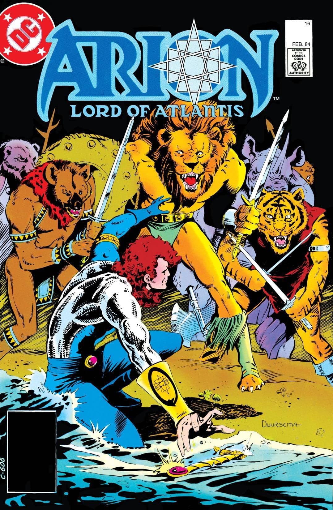 Arion, Lord of Atlantis #16 cover