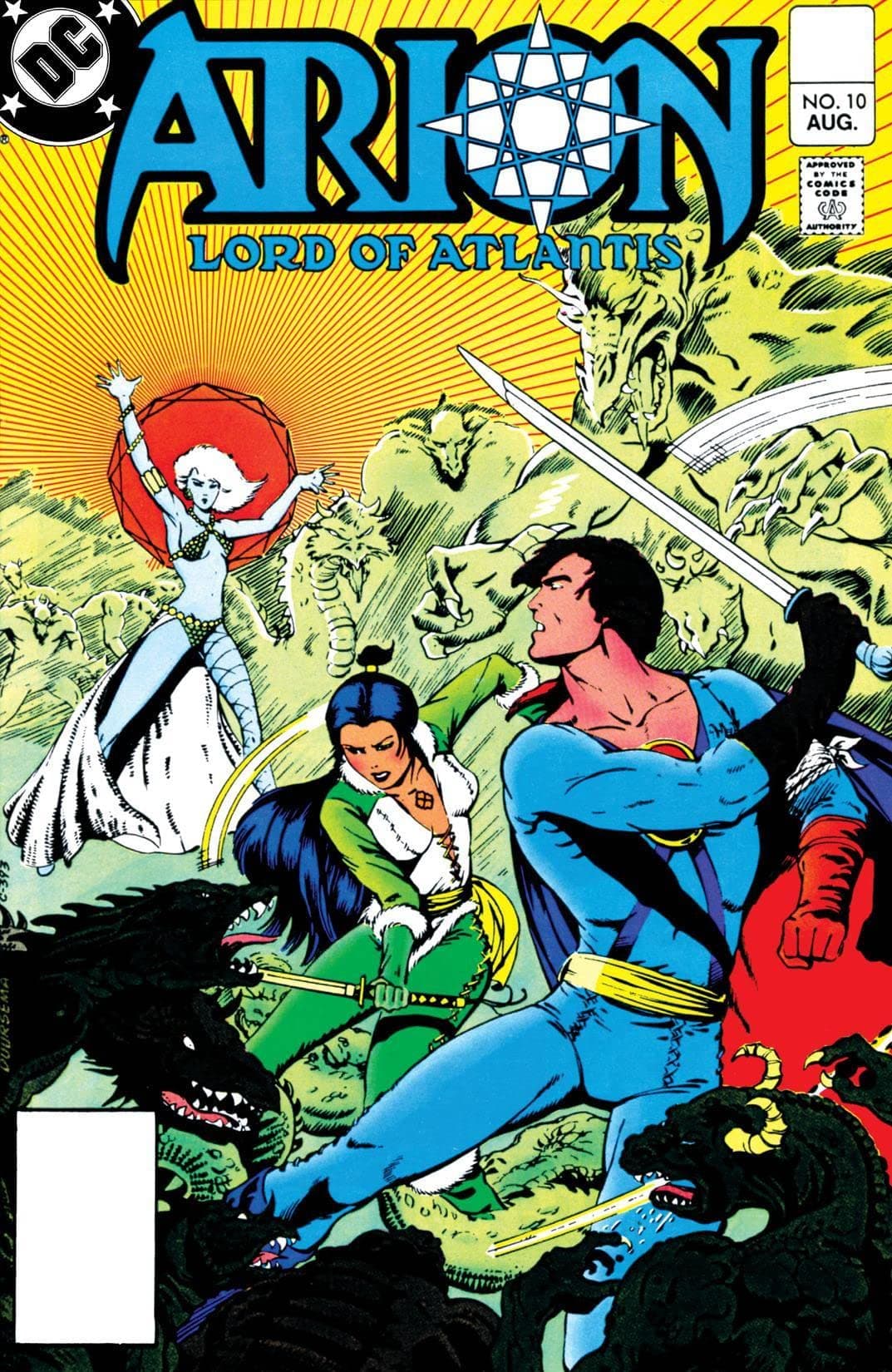 Arion, Lord of Atlantis #10 cover