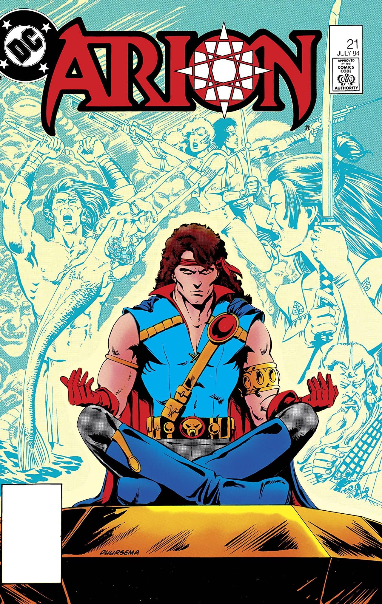 Arion, Lord of Atlantis #21 cover