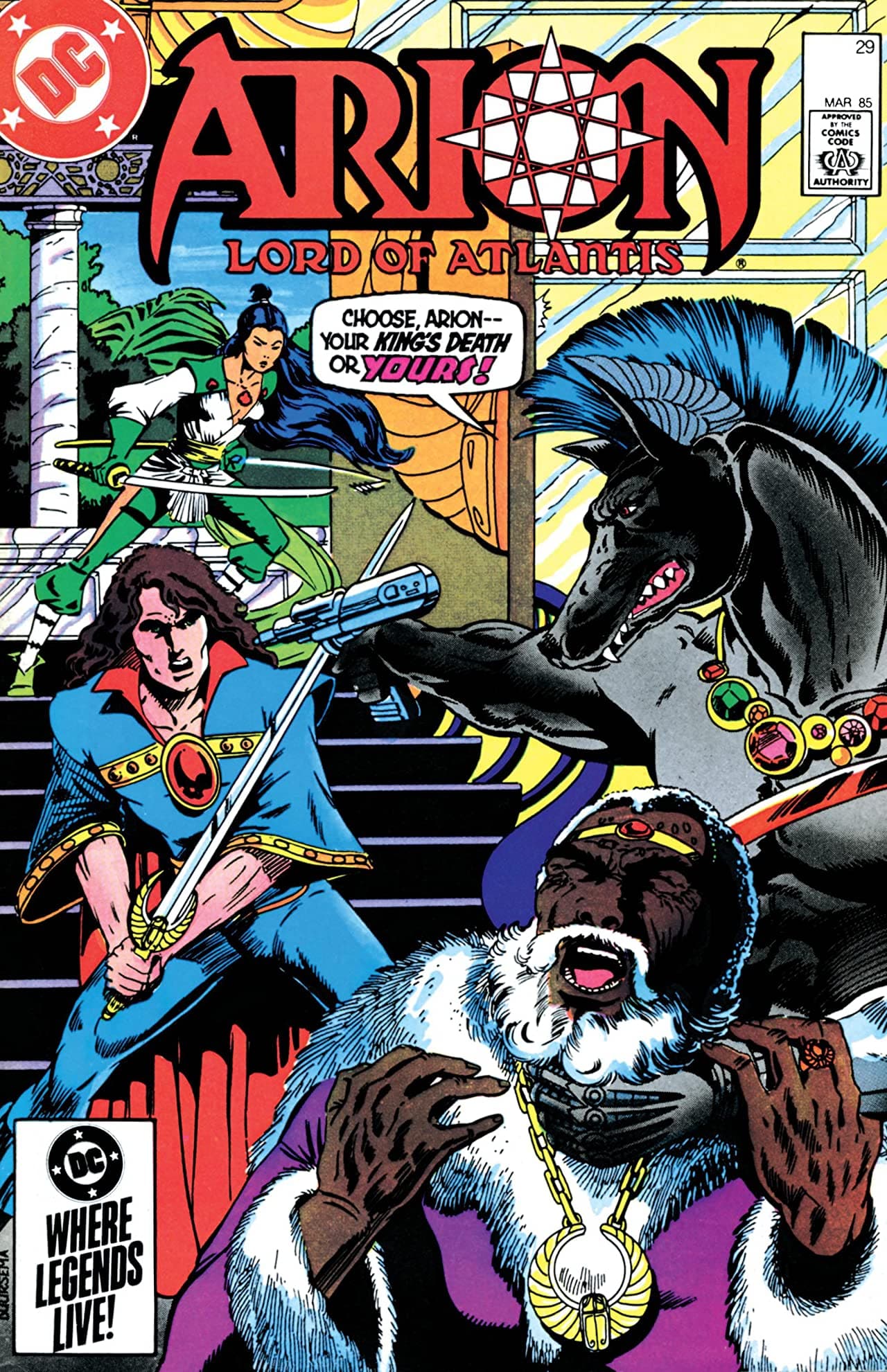 Arion, Lord of Atlantis #29 cover