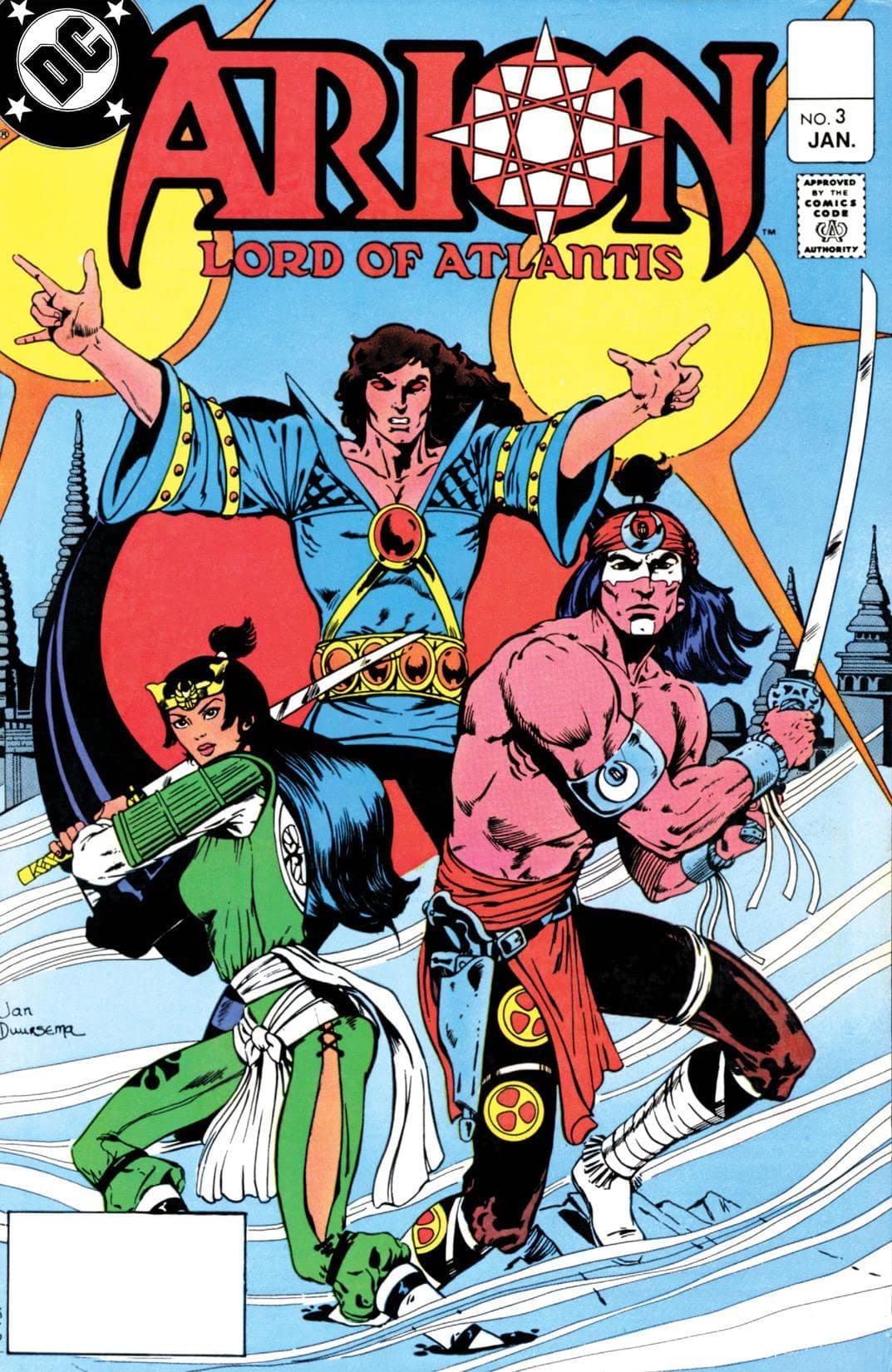 Arion, Lord of Atlantis #3 cover