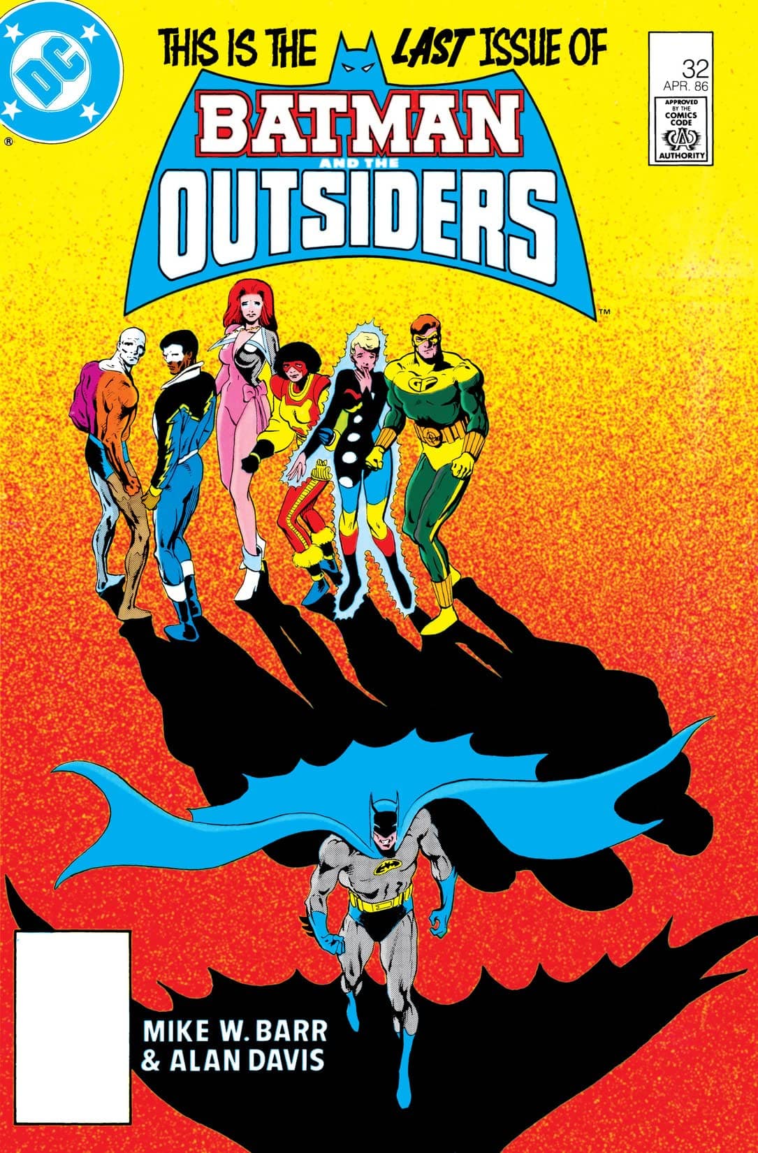 Batman and the Outsiders #32 cover