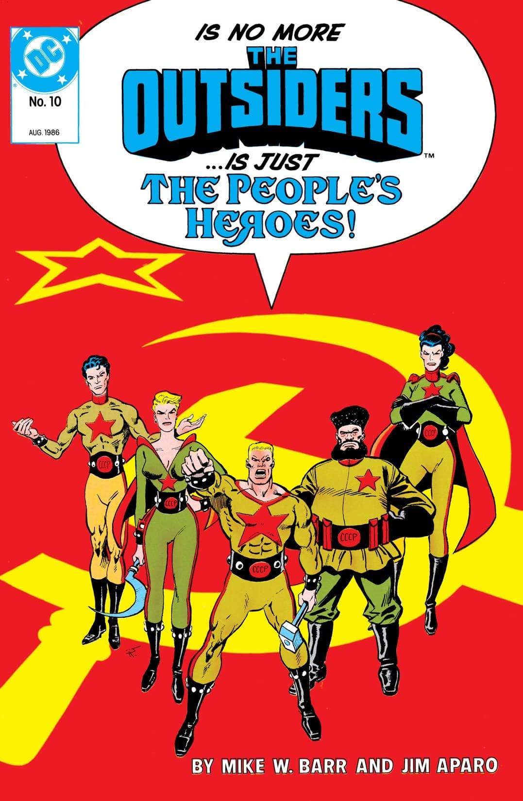 The Outsiders #10 cover