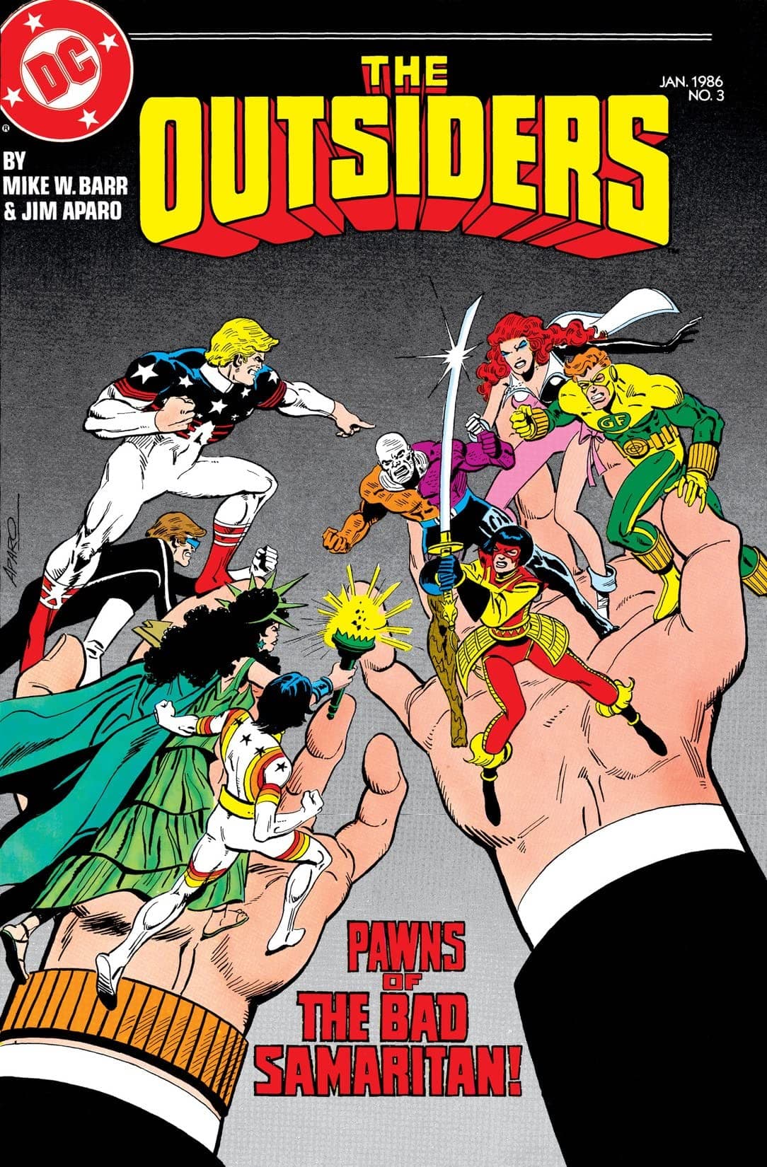 The Outsiders #3 cover