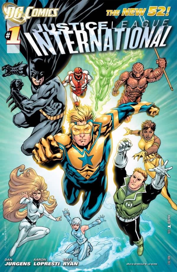 Justice League International cover — © DC Comics