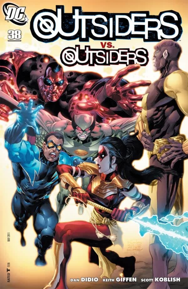 The Outsiders #38 cover