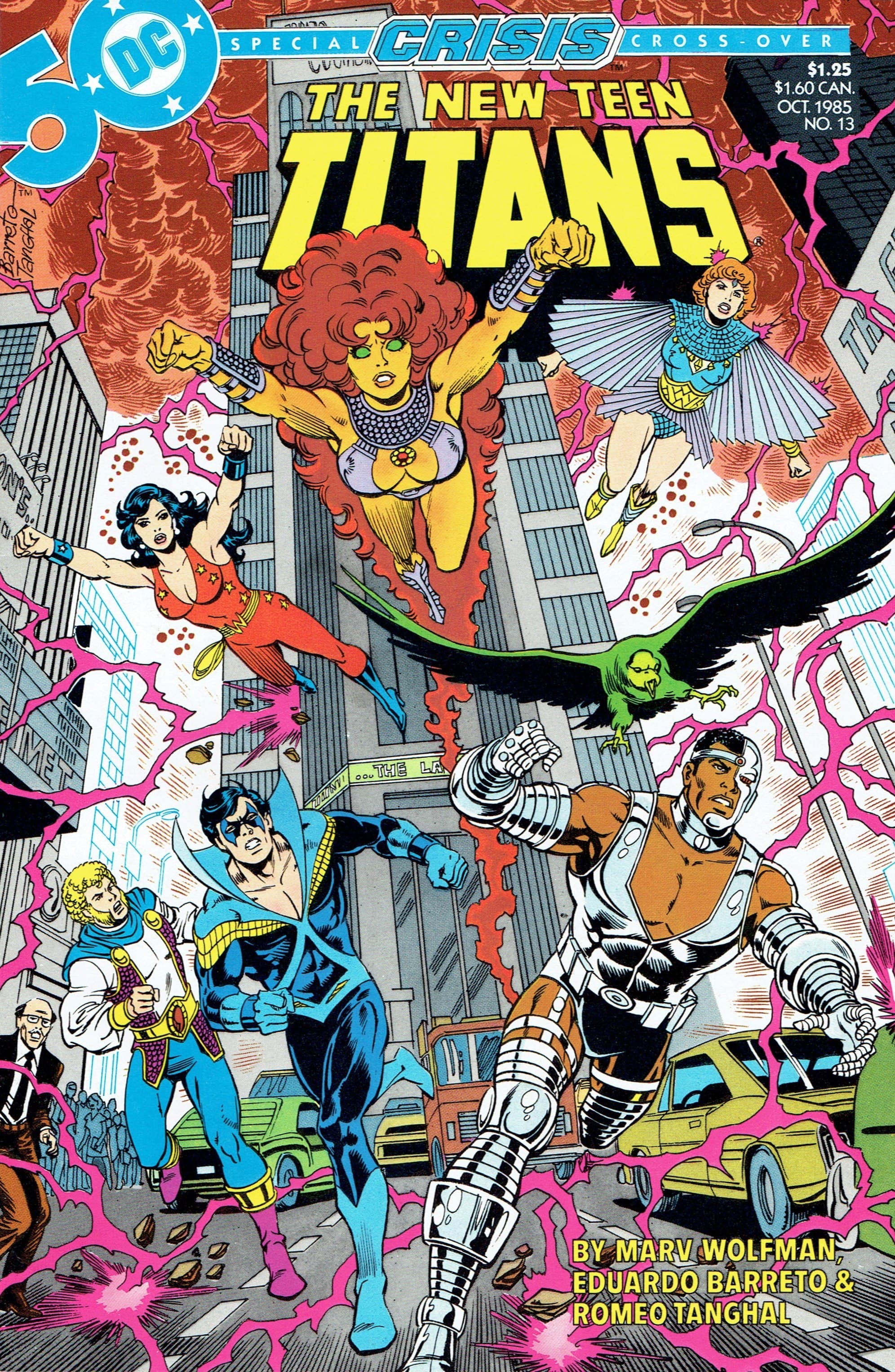 The New Teen Titans #13 cover