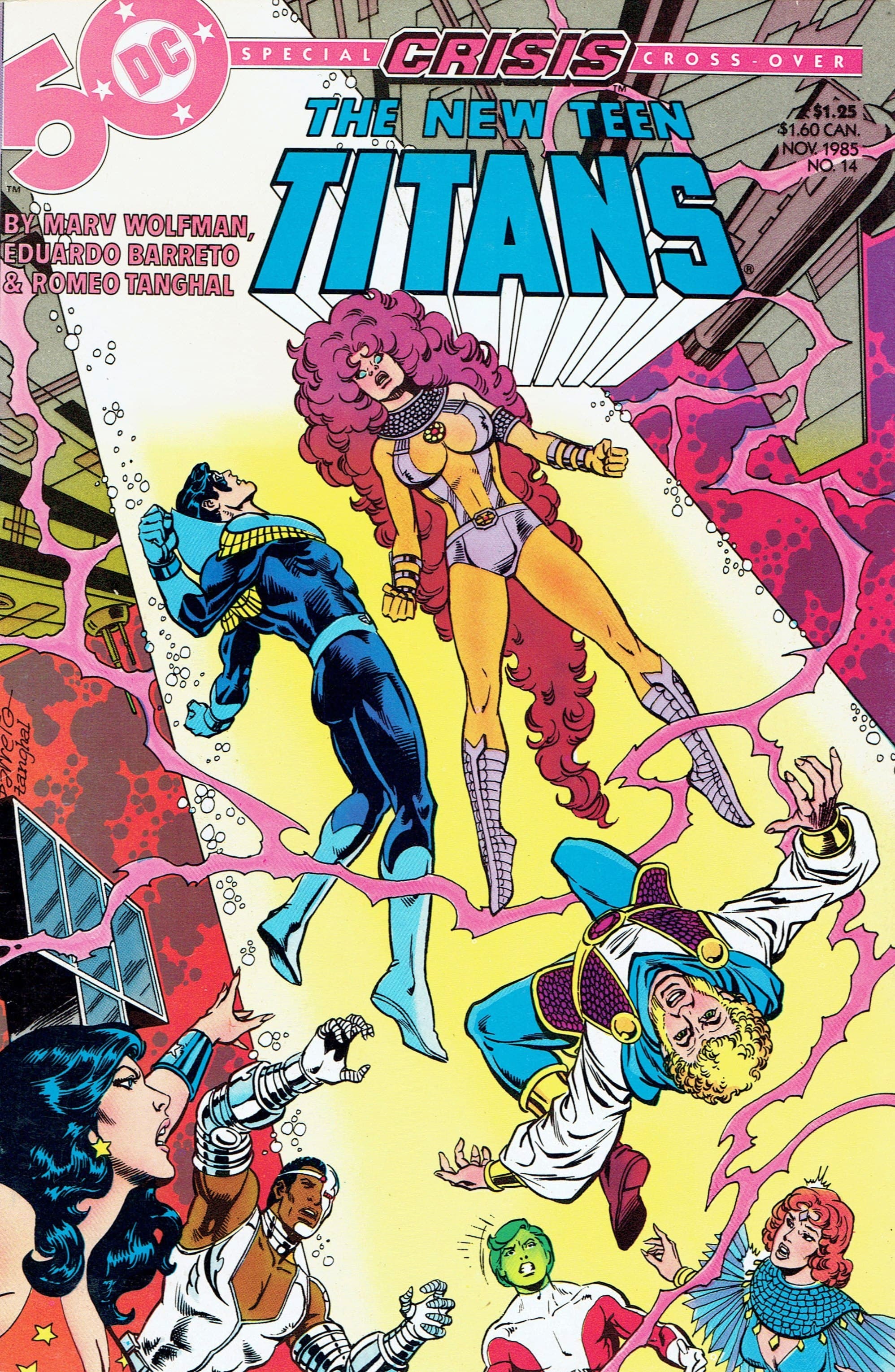 The New Teen Titans #14 cover