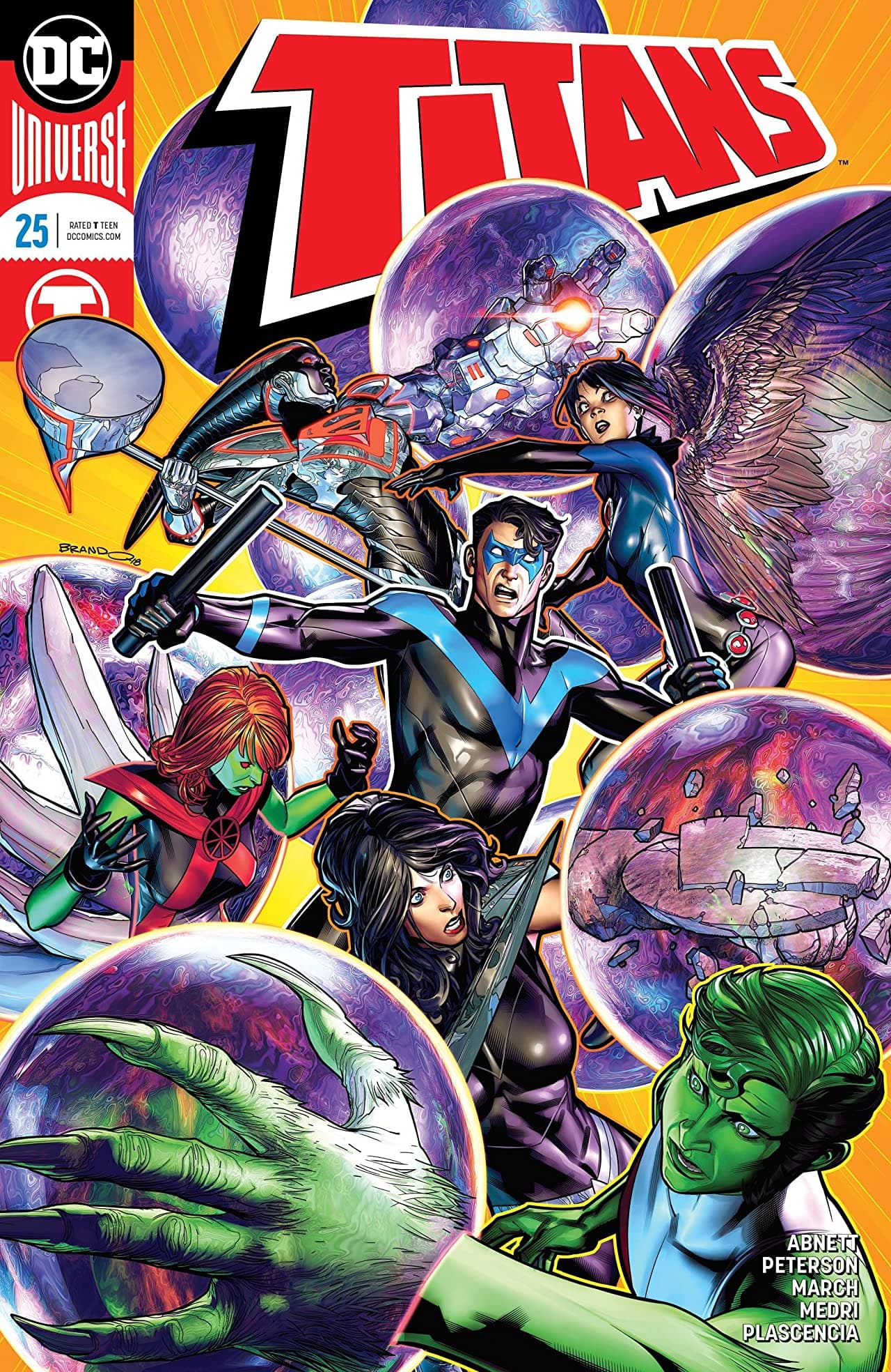 Titans #25 cover