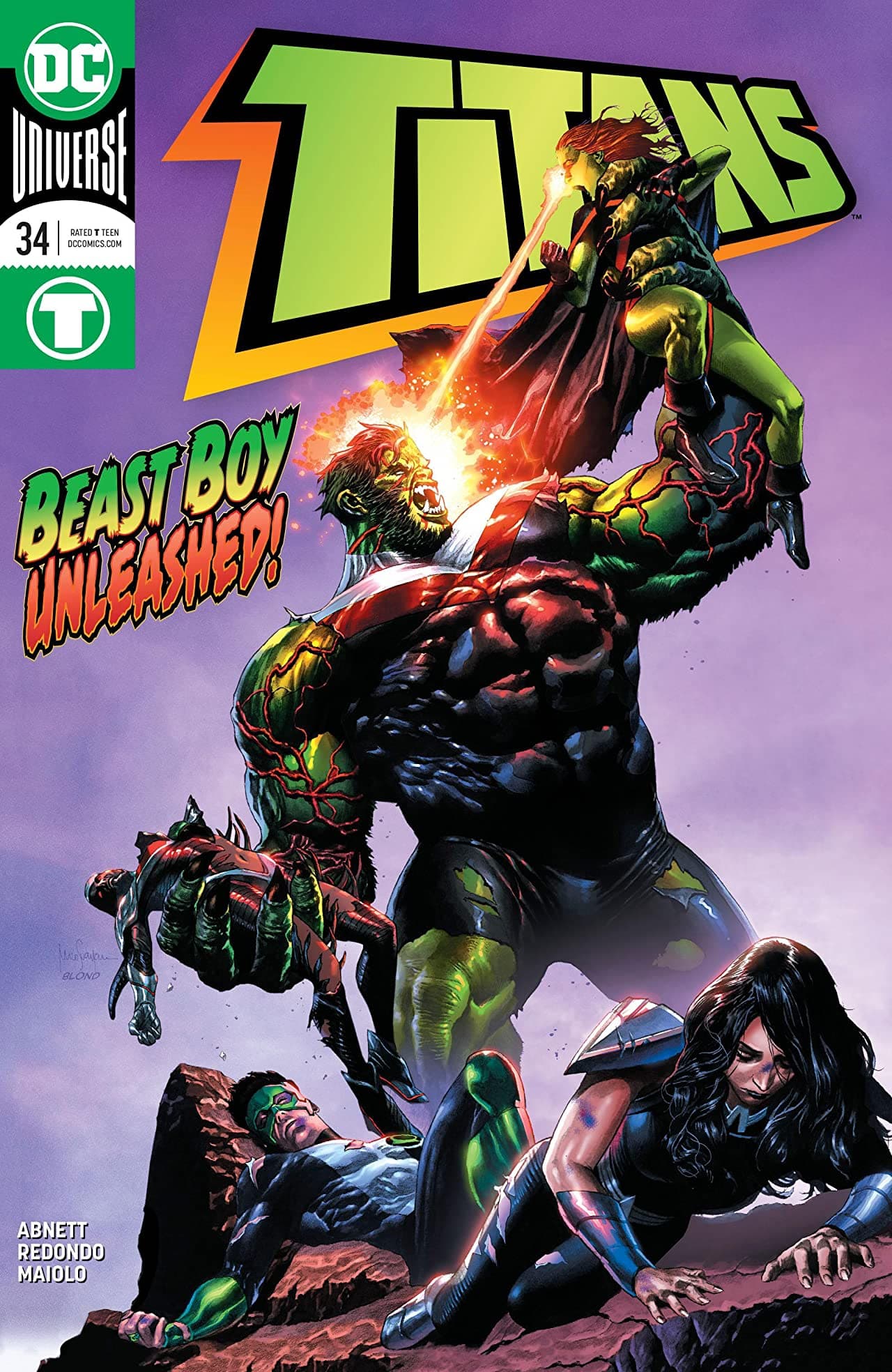 Titans #34 cover