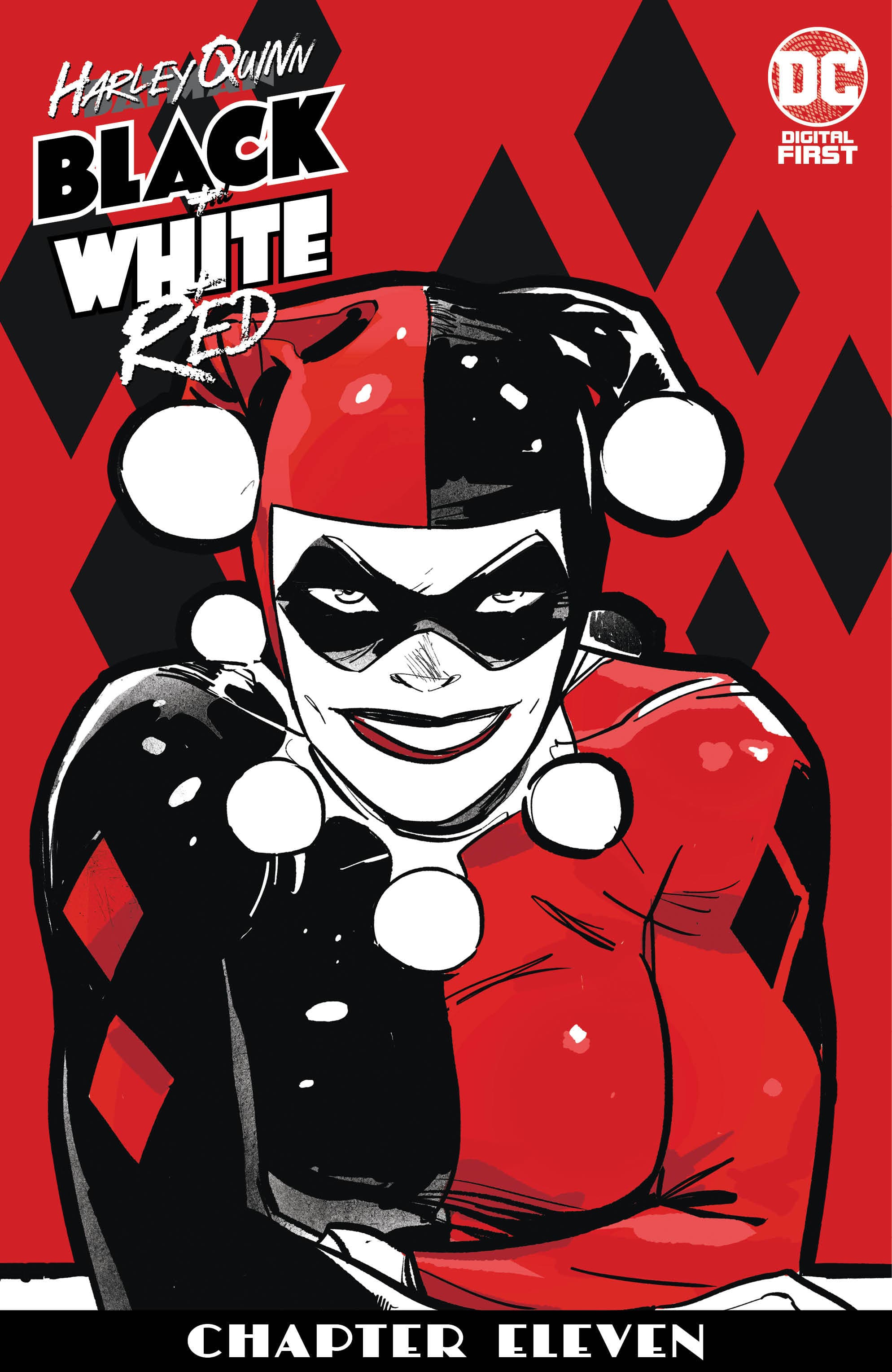 Harley Quinn Black + White + Red #11 cover