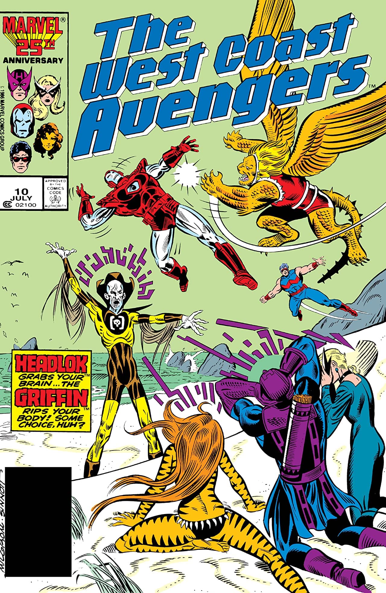 West Coast Avengers #10 cover