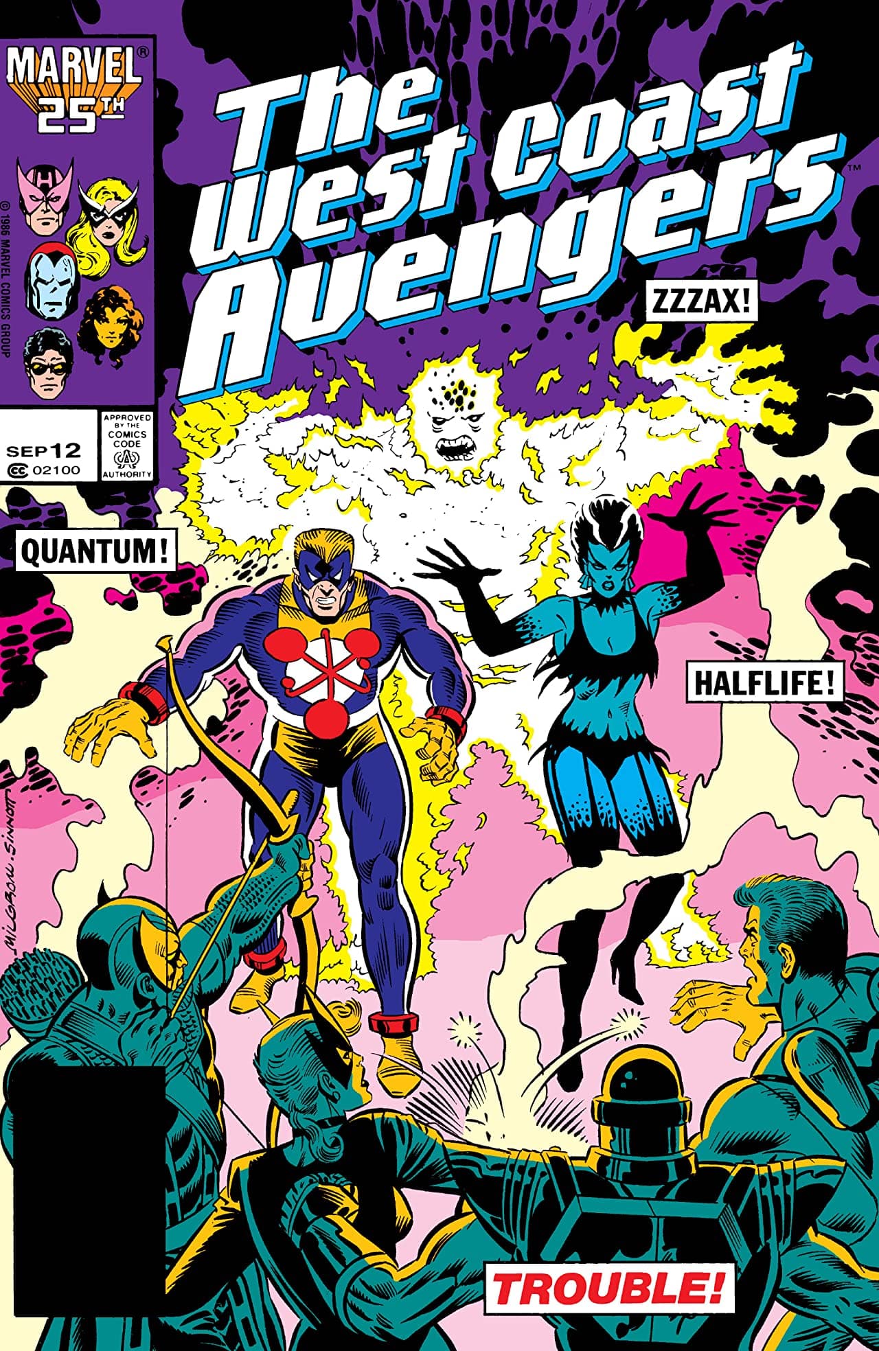 West Coast Avengers #12 cover