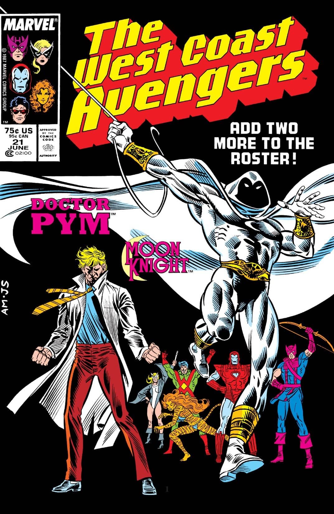 West Coast Avengers #21 cover