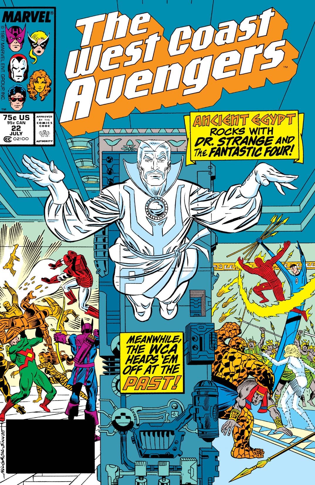 West Coast Avengers #22 cover
